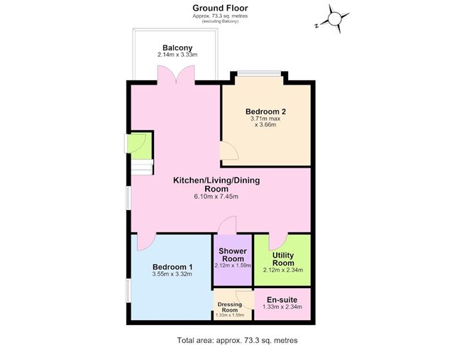 Floor plan — Apt 22, Hollybrook Manor, Hollybrook Park, Clontarf, Dublin 3