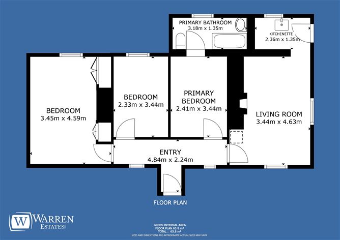 Floor plan — 2 Moneycross Upper, Clogh, Gorey, Wexford