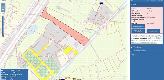 C. 3.4 Acres, Carrowgobbadagh, Sligo, County Sligo