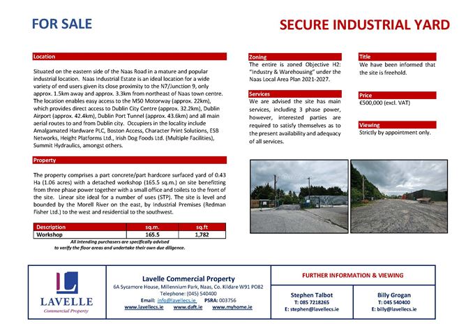 Naas Industrial Estate, Naas, Kildare