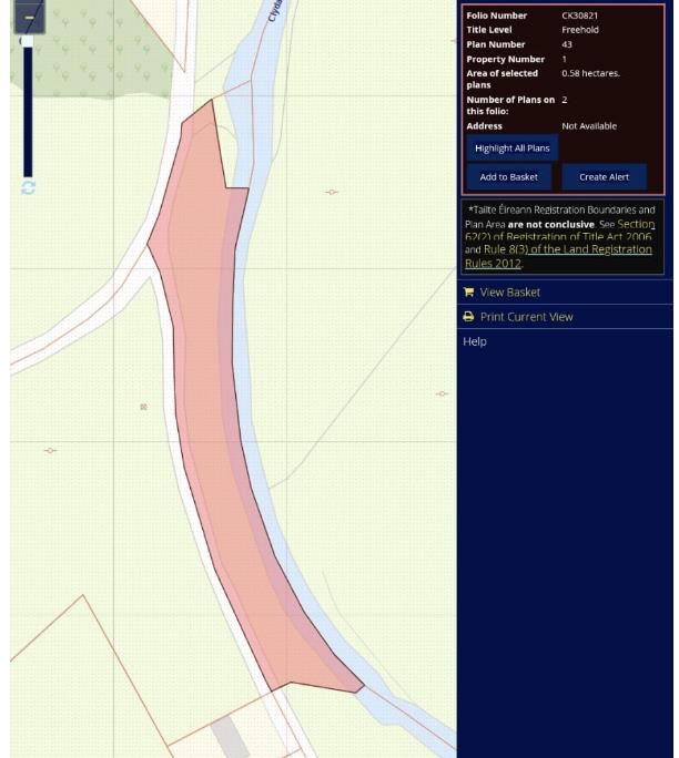 0.58 hectares Dromore Nth. Dromahane, Mallow, Cork