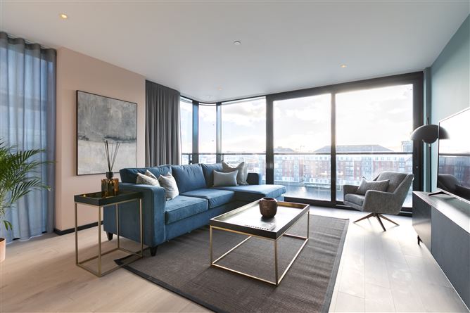 Water Facing Two bedroom apartment @ Opus, 6 Hanover Quay, Grand Canal Dk, Dublin 2