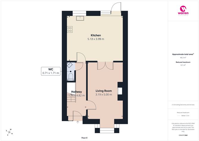 Floor plan — No. 19 'Rose Hill Court', Circular Road, Kilkenny, Kilkenny