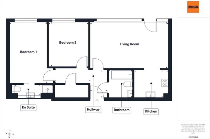 Floor plan — Apartment 47 The Tolka Prospect Hill, Finglas, Dublin