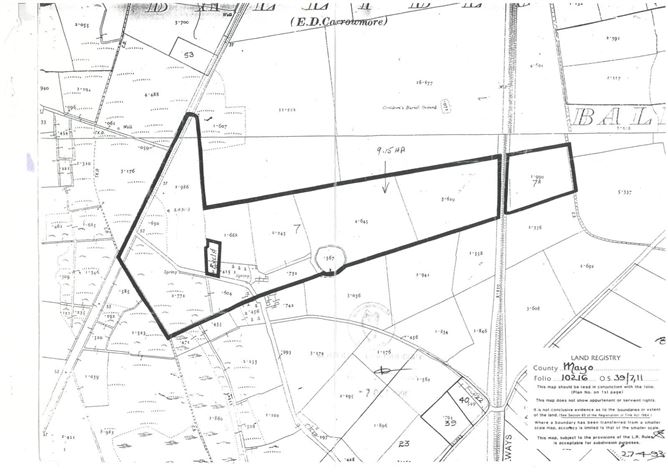 Farm At Ballybeg, Knockmore, Ballina, Co. Mayo