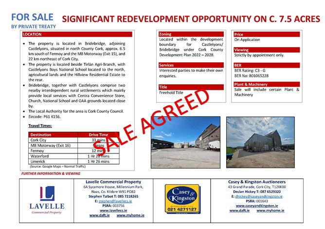 Bridebridge, Castleyons, Castlelyons, Cork