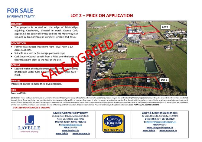 Bridebridge, Castleyons, Castlelyons, Cork