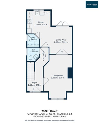 Floor plan — 7 The Glebe, Rathmolyon, Meath