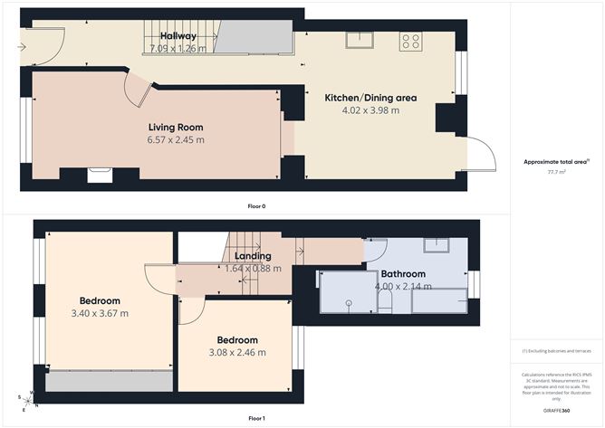 Floor plan — 23 Saint Josephs Avenue, Henry Street, Galway