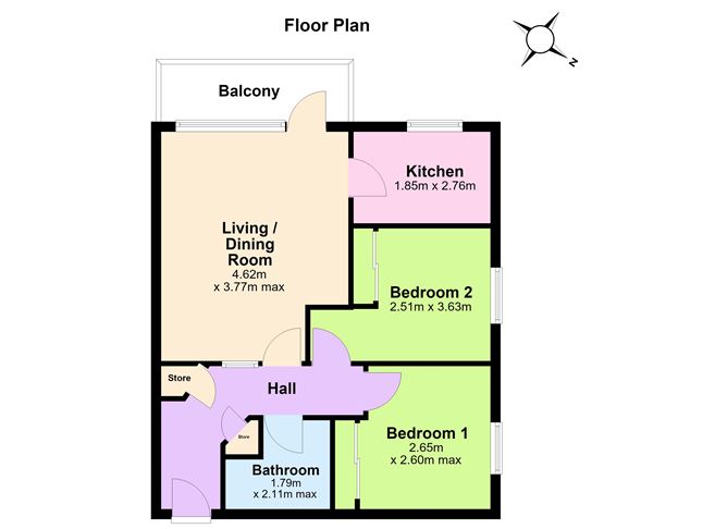 Floor plan — 51 Merrion Village, Merrion Road, Ballsbridge, Dublin 4