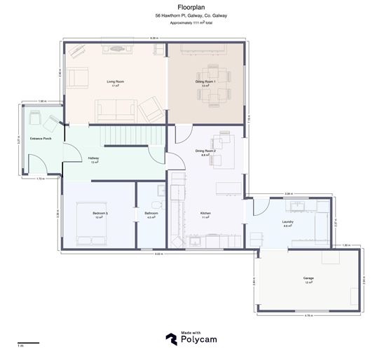 Floor plan — 56 Hawthorn Place, Clybaun Road, Knocknacarra, Galway