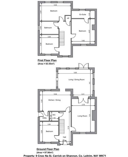 Floor plan — 9 Cnoc na Sí, Attirory, Carrick-On-Shannon, Co. Leitrim