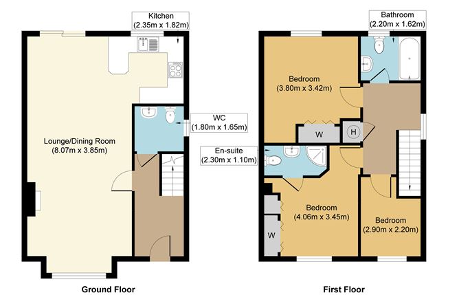 Floor plan — 10 Canal Green, Prospect Wood, Longford