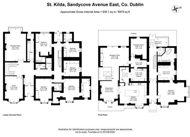 Floor plan — St Kilda, Sandycove Avenue East, Sandycove, Dublin
