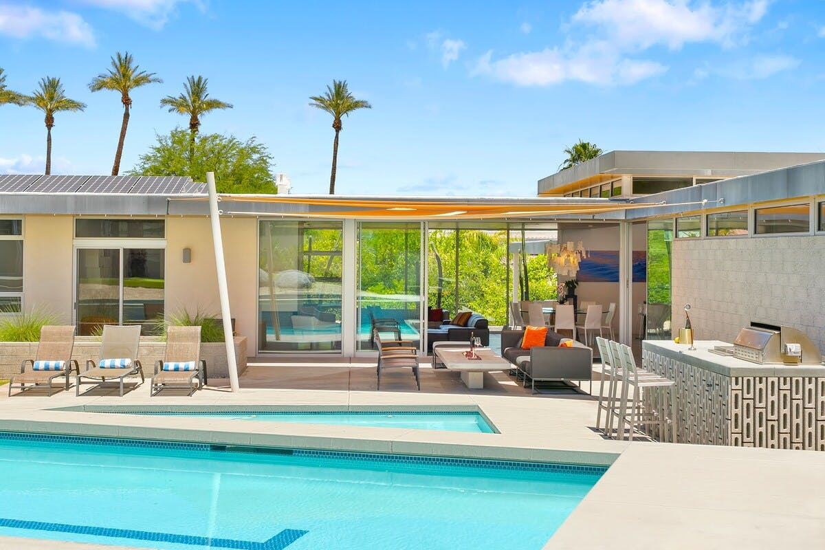 Palm Trees In Paradise,Rancho Mirage,California,USA