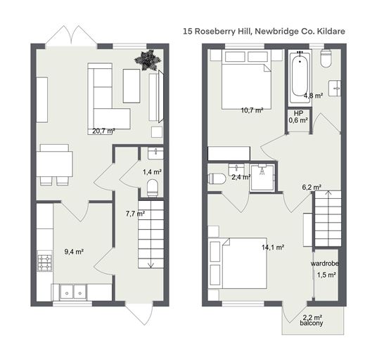 15 Roseberry Hill, Roseberry, Newbridge, Kildare