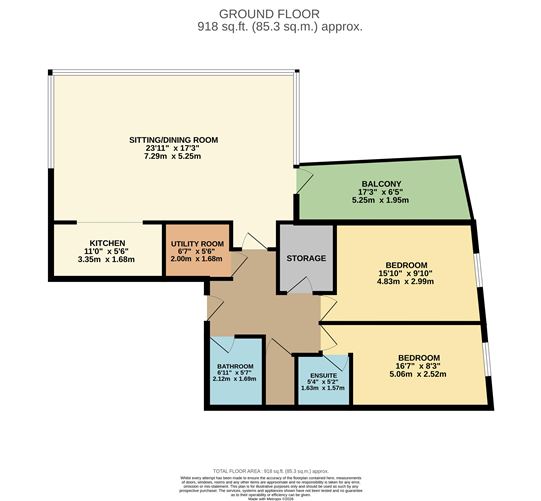 Floor plan — 451 Kilmainham Square, Kilmainham, Dublin 8