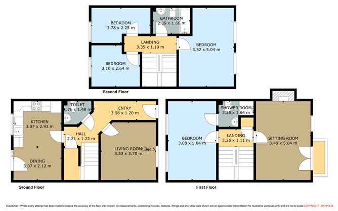 Floor plan — 12 The Avenue, Clonattin Village, Gorey, Co. Wexford