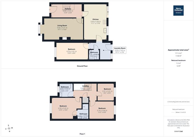 Floor plan — 45 Woodfield Crescent, Kilrush, Co. Clare