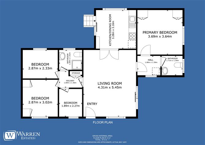 Floor plan — 9 Moonglow, Sheane Park, Gorey, Wexford