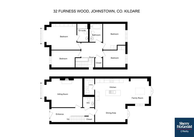 Floor plan — 32 Furness Wood, Johnstown, Co. Kildare