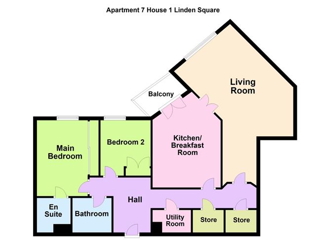 Apt 7 House 1, Linden Square, Blackrock, Co. Dublin