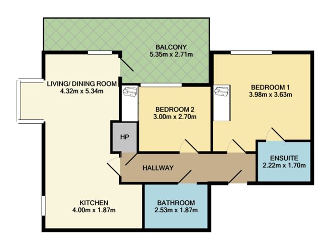 Block 1, 129 Watermill Apartments, Raheny, Dublin 5