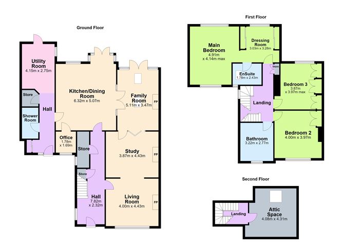 Floor plan — 21 Hyde Park, Dalkey, Co. Dublin