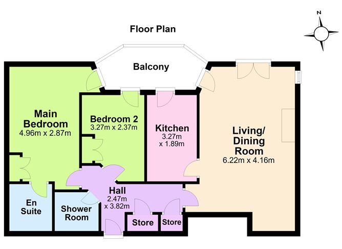 Floor plan — 59 Clearwater Cove, Clearwater Cove, Dun Leary Road, Dun Laoghaire