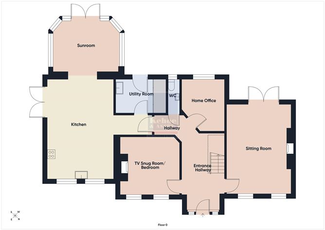 Floor plan — Tanglewood, Bulgan, Glynn, Killurin, Wexford