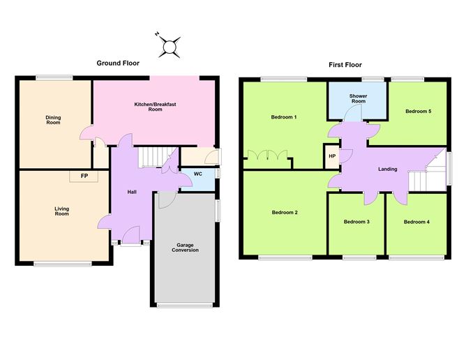 Floor plan — 20 Leopardstown Gardens, Stillorgan, Co. Dublin