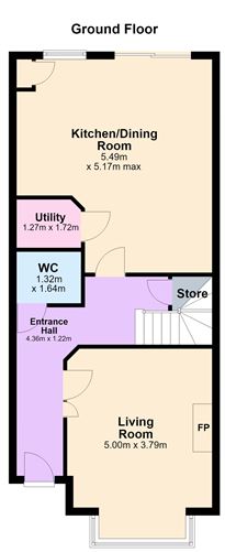 Floor plan — 35 Ballintyre Downs, Ballinteer, Dublin 16