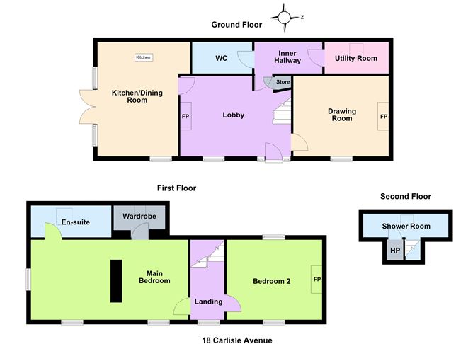 Floor plan — 18 Carlisle Avenue, Donnybrook, Dublin 4
