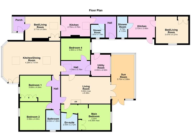 Floor plan — Torc Cottage, La Touche Close, Greystones, Co. Wicklow