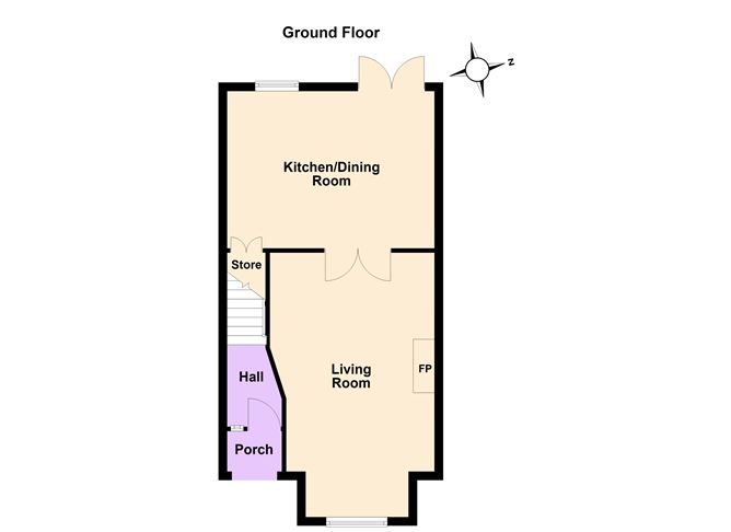 Floor plan — 37 Elton Court, Castlepark Road, Sandycove, Co. Dublin