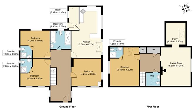 Floor plan — Clooneagh, Bornacoola, Co. Leitrim