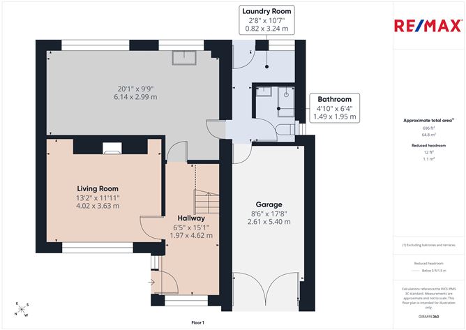 Floor plan — 5 Chestnut Drive, Viewmount, Waterford