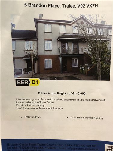 Main image for 6 Brandon Place, Basin Road, Tralee, Kerry