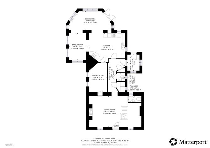 Floor plan — Hill House, Thornton, Swords, Dublin