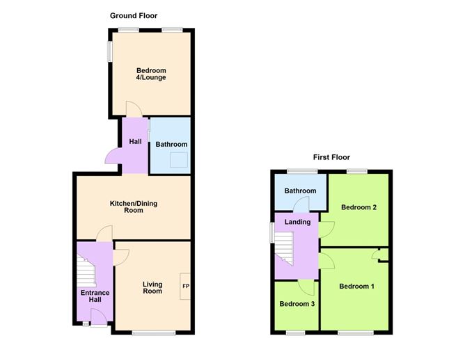 Floor plan — 11 Llewellyn Lawn, Rathfarnham, Dublin 16