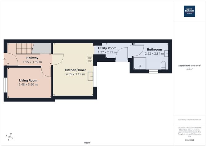 Floor plan — 9 Abbey Street, Portumna, Co. Galway