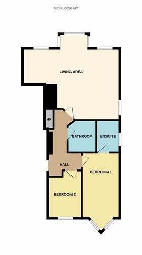 Floor plan — 44 Desert Court, Ormonde Road, Kilkenny