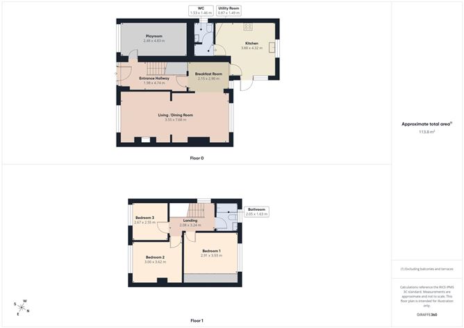Floor plan — 76 Saint Assam`s Road West, Raheny, Dublin 5
