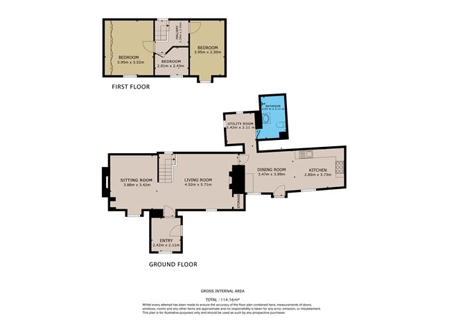 Floor plan — Derryclough Lower, Drinagh, Co. Cork