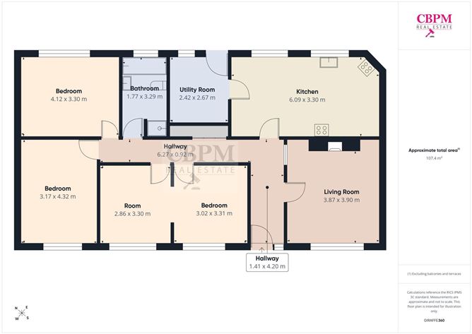 Floor plan — Trumera, Mountrath, Portlaoise, Co. Laois