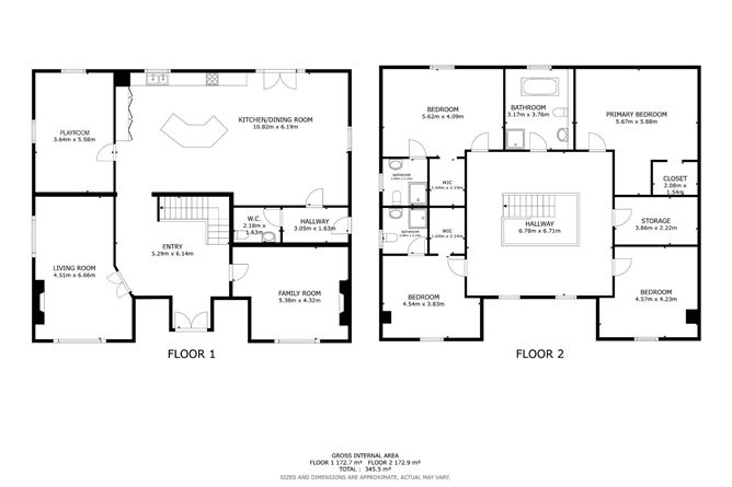 Floor plan — Woollahra, Faganstown, Slane, Co. Meath