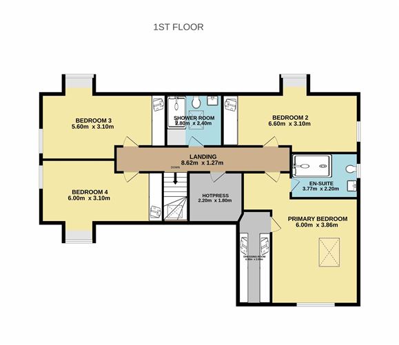 Floor plan — Thistledown, 10 College Park, Castleknock, Dublin 15