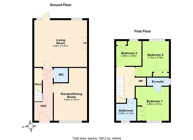 Floor plan — 7 Thornberry Drive, Stepaside, Dublin 18