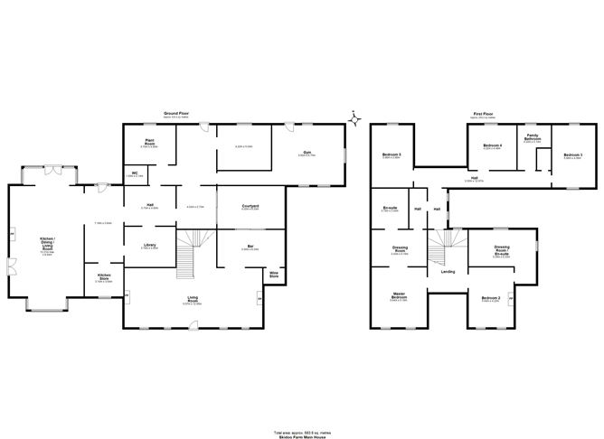 Floor plan — Lot 1 - Skidoo House & Farm, Skidoo, Ballyboughal, Co. Dublin