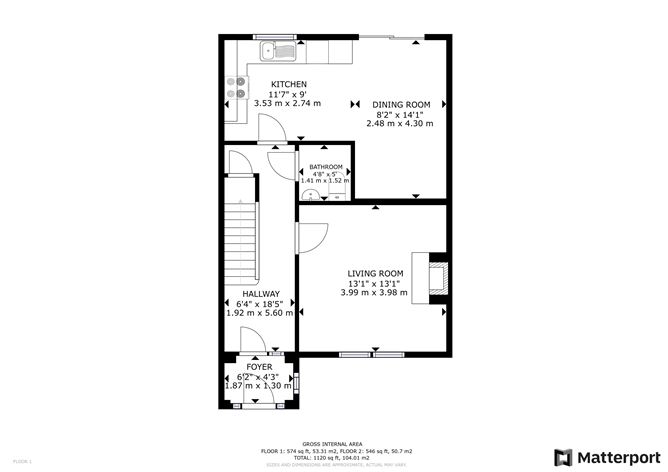 Floor plan — 11 Dromard Close, , Clonmel, Tipperary